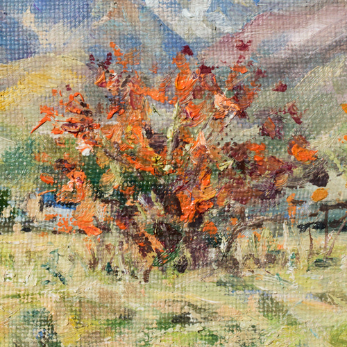 最大の割引 貴方の心に寄り添う絵画 アクリル画 風景画 キャンバスF6 原画 絵画