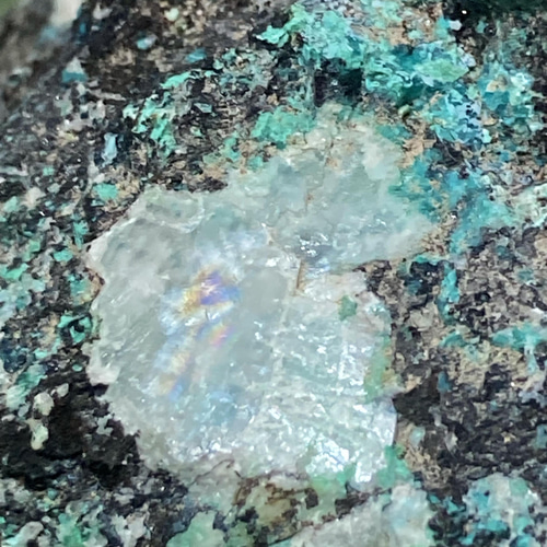 ジェムシリカ✨レインボークリソコラ原石ラフストーン