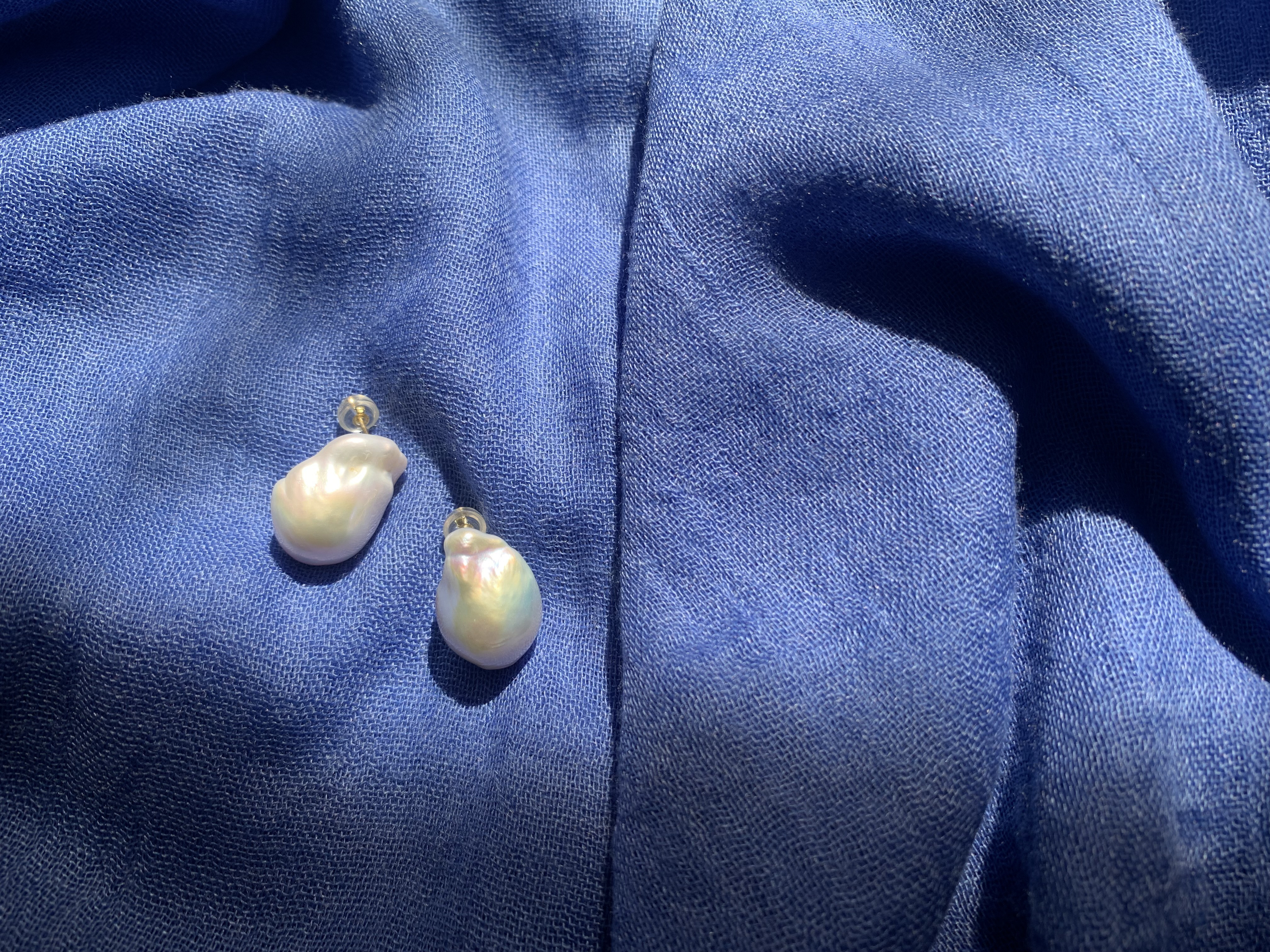 一点もの　大粒バロックパール　ピアス