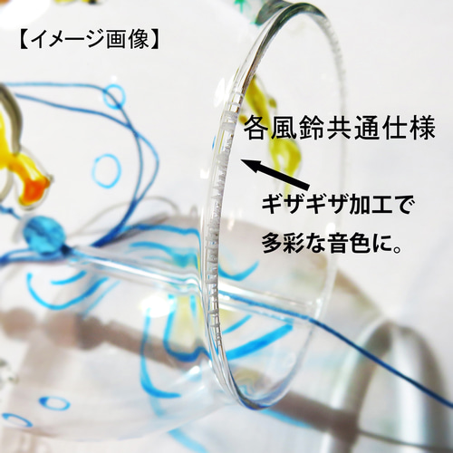 ガラス風鈴＊ホタル＊蛍＊白背景［ID：C21086-1］ 風鈴 千花