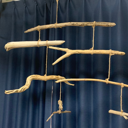 流木の吊り下げバランスオブジェ その他インテリア雑貨 風 通販