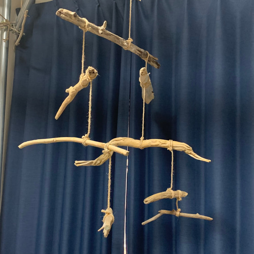 流木の吊り下げバランスオブジェ その他インテリア雑貨 風 通販