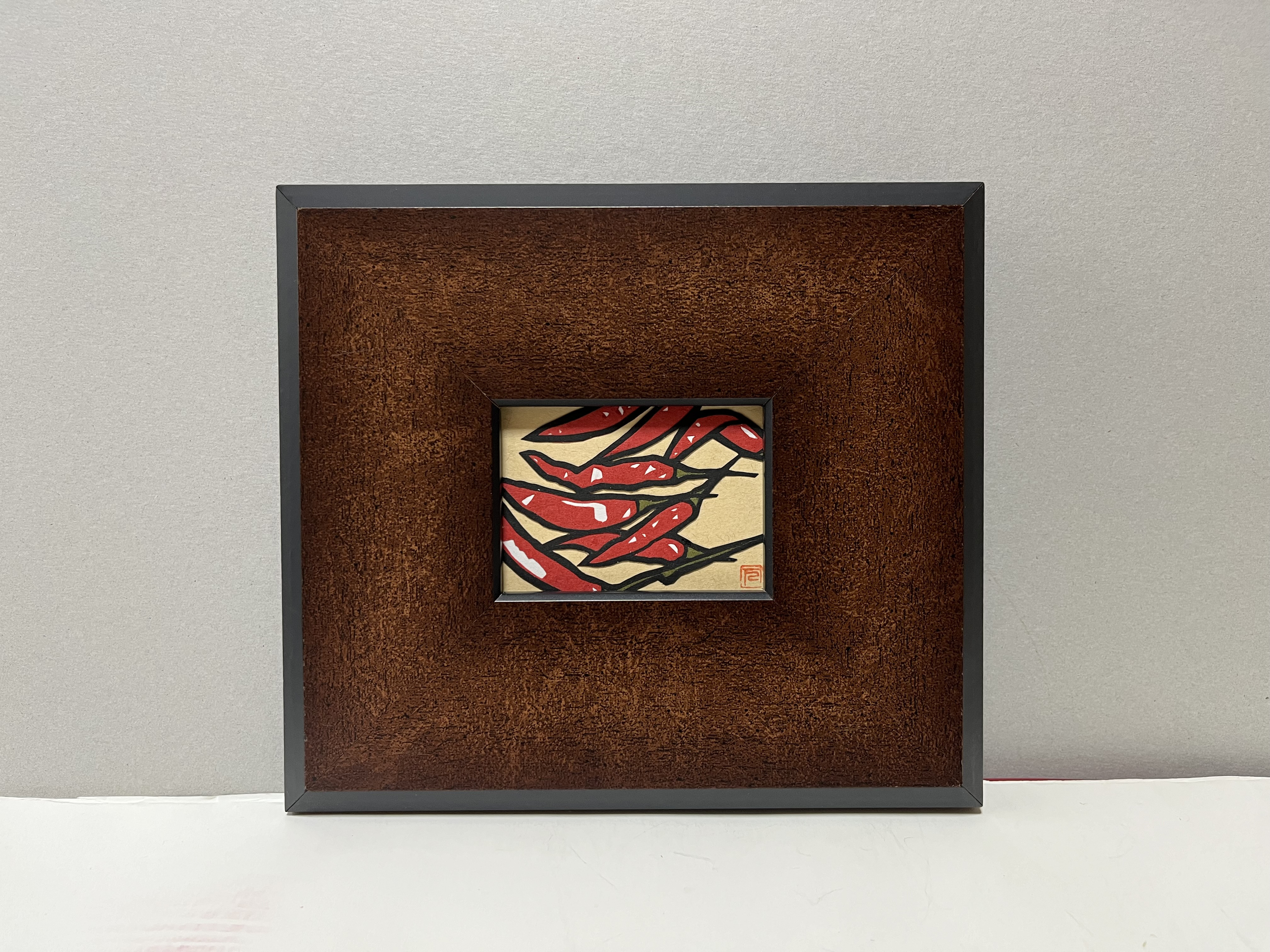 ミニ額きりえ とうがらし 15,000円