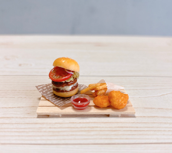 ミニチュア ハンバーガーセット その他置物 megu miniature 通販