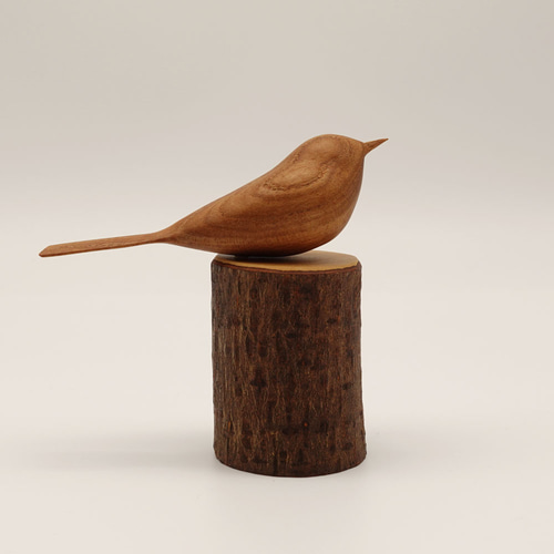 飛騨の木鳥(ことり) 小 えんじゅ その他置物 node 通販 18146523
