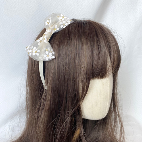 楽天市場】バレッタ パール ヘアアクセサリー 卒園式 リボン