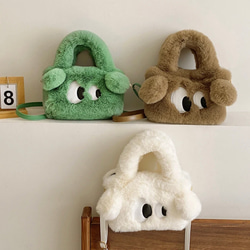 秋冬新作早割！数量限定ふわふわモンスターぬいぐるみショルダーバッグ