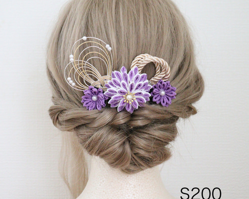 オーダー専用⑪髪飾りＵピン付☆つまみ細工 bb16203ede3303c2d6f32ba25e171e