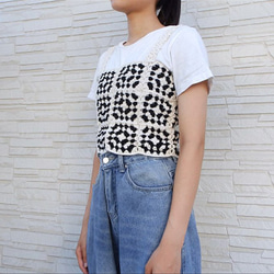 おすすめ☆大人気♪ MAISON MARGIELAかぎ針編みニット Tシャツ 関送込【Maison Margiela】4ステッチ かぎ針編みニット Tシャツ