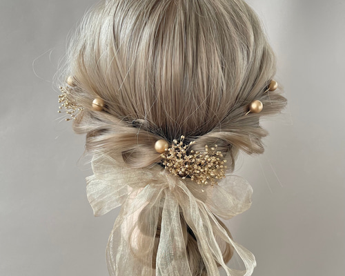 ブライダルヘアアクセサリー シフォンヘッドドレス 成人式 結婚式 卒業式 Amazon.co.jp: [JASDESIGN] ヘッドドレス バレッタ 花