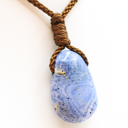 ブルー コーラル -青珊瑚- 穴あき タンブル ana_tumble200 ネックレス