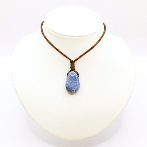 ブルー コーラル -青珊瑚- 穴あき タンブル ana_tumble200 ネックレス