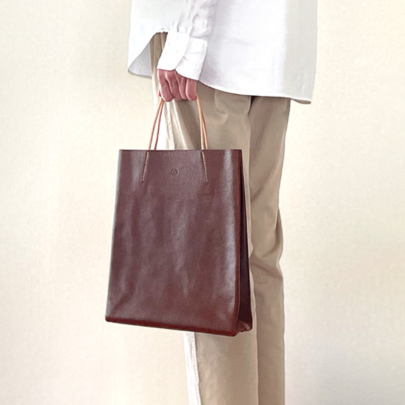 大人の革袋M・A4が入る・ブラウン 皮、革、レザー I1552027745(11935円)