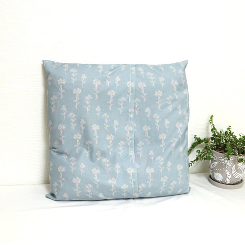 クッションカバー 45cm 北欧 くすみカラー ブルー 秋コレクション