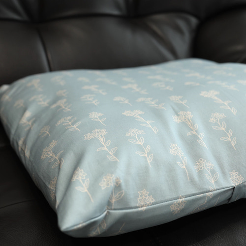 クッションカバー 45cm 北欧 くすみカラー ブルー 秋コレクション