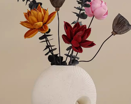 禅花瓶陶磁器置物 一輪挿し・花瓶・花器 mm72 通販 18147318｜Creema