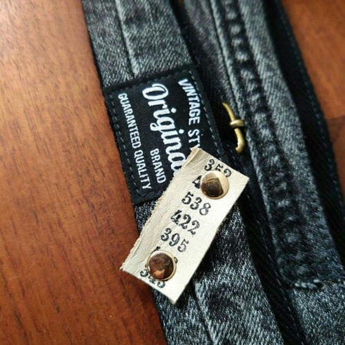 No500【Black DENIM Remake SHOLDER❤️】デニムリメイクショルダー紐