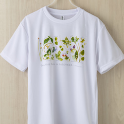 ［着る里山］野草Tシャツ〜初夏ver.〜（ホワイト） 6枚目の画像