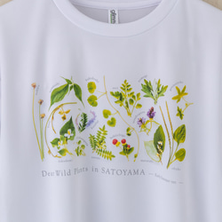 ［着る里山］野草Tシャツ〜初夏ver.〜（ホワイト） 7枚目の画像