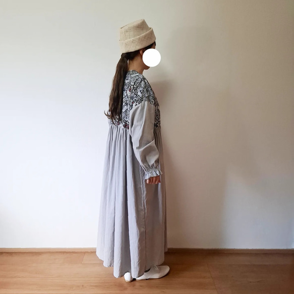 【即納】いちご泥棒 コットンリネン ワンピース ウィリアム・モリス ワンピース ウィリアム モリス