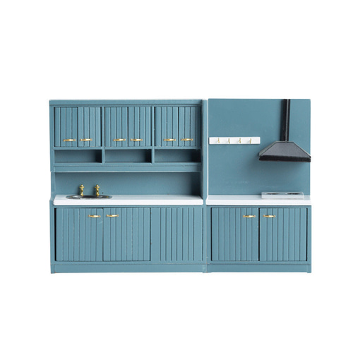 ドールハウス ミニチュア 家具 木製キッチンセット 食堂ドール