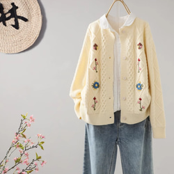 タグ付き新品BLUMARINE刺繍華やかカーディガン 楽天市場】ペルー製 アルパカ アシンメトリー 手刺繍