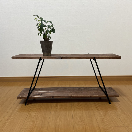 アイアンシェルフ アイアンレッグ キャンプ 収納 什器 観葉植物