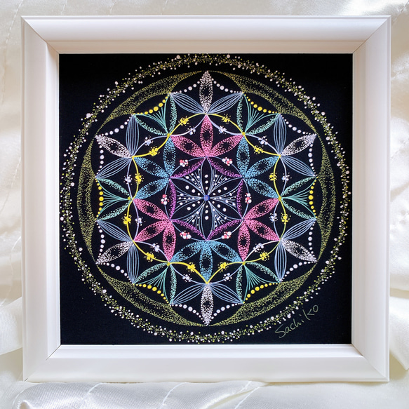 フラワーオブライフ(曼荼羅アート)