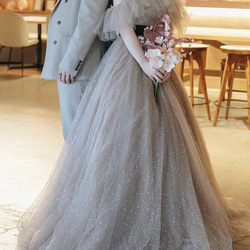 ロングドレス ベージュ 成人式 卒業式 演奏会 カラードレス 結婚
