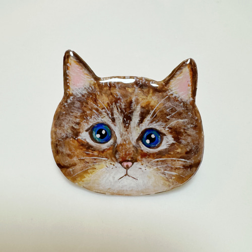 子猫 猫 ブローチ 動物 ブローチ ミスズメイド 通販｜Creema(クリーマ 