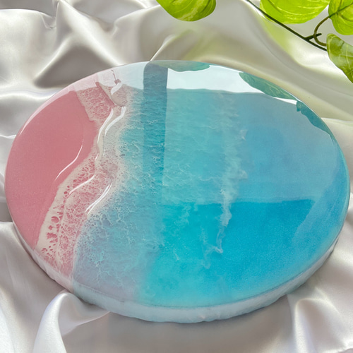 BIGサイズパネル No.176  オーシャンパネル　レジンアート　海アート レジンアート BIGパネル 海アート オーシャンアート 縦、横兼用