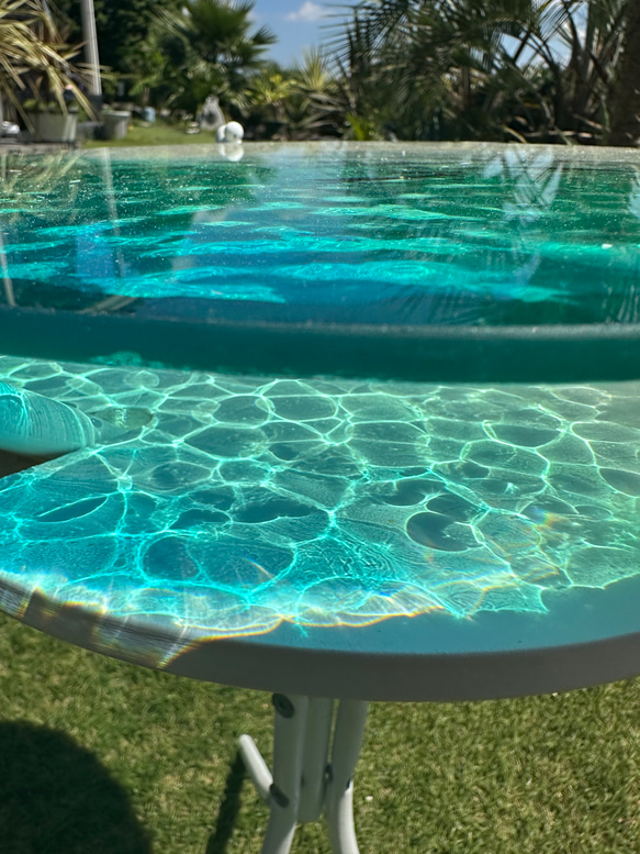 現物販売　即納　 夜光虫　エメラルドグリーン　光ビーチ　ペイズリービーチ　水紋の影　イルカと亀 僅かなシミやくすみなど作品によってはございます