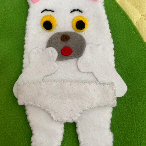 エプロンシアター しろくまくんのパンツ おもちゃ・人形