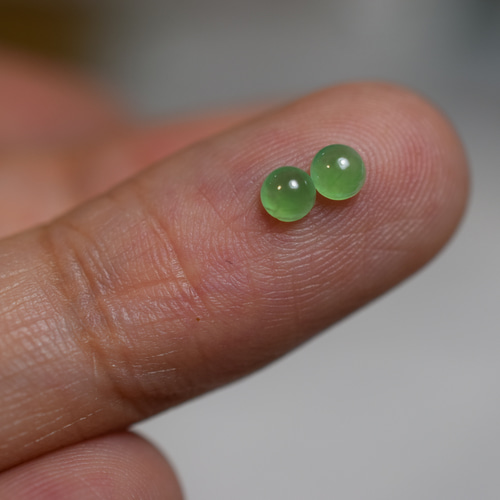 RS7-219 ミニ 宝石質 氷種 果緑 ミャンマー産天然 A貨 本翡翠 ルース