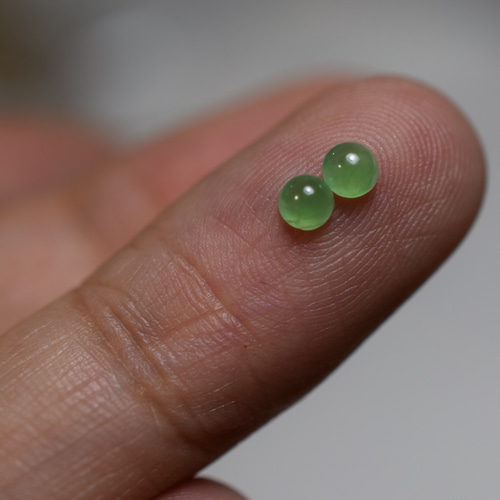 RS7-219 ミニ 宝石質 氷種 果緑 ミャンマー産天然 A貨 本翡翠 ルース
