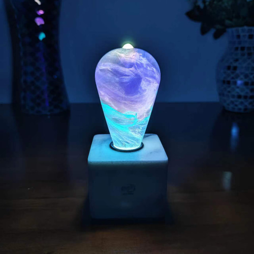 テーブルライト オーロラのように輝く クリスタル 空間を彩る