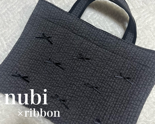 ヌビバッグ nubi トートバッグ イブルバッグ ダークグレー レッスン