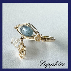 海の精の宝物♡アクアマリンのワイヤージュエリー ネックレス