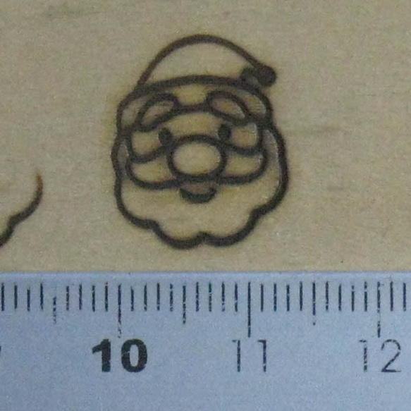 サンタクロース60W焼印電気ごてセット 2枚目の画像