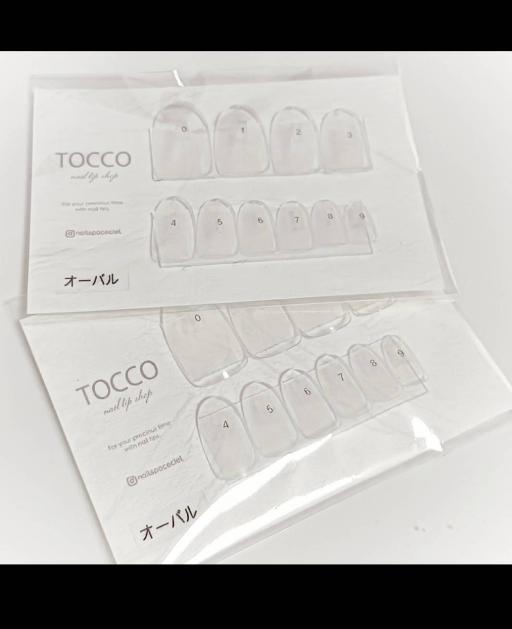 ご確認用ネイルチップ 楽天市場】【送料無料】サイズ確認用 ネイルチップ 2種類 : nail