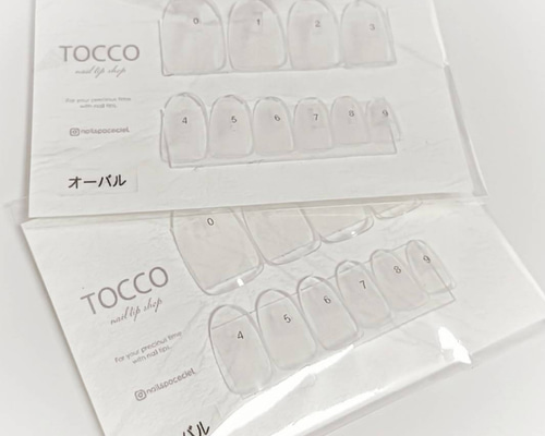 サイズ確認用チップ ネイルチップ（つけ爪） Kaori 通販
