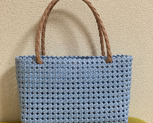 新品•未使用品☆湯布院クラフト かごバッグ 浴衣用 かごバッグ クラフトバンドバッグ【ピンク】 かごバッグ