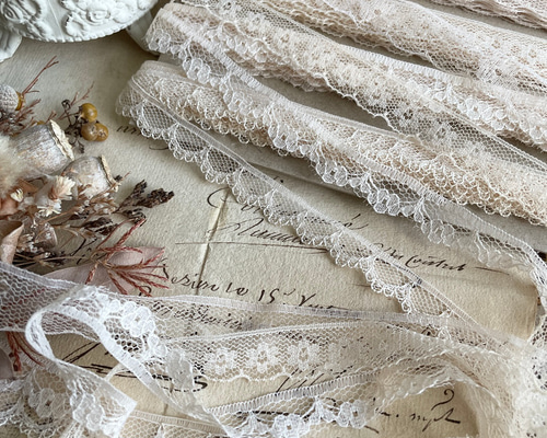 〜＊紅茶染めレースのサンプル風カード＊〜 94f5a37826db0742d5892df4a231d2