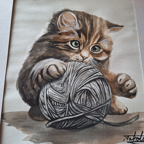あかねこ　ryuichi 絵画　ドローイング Sketch #17 – JAPAN ART BRIDGE