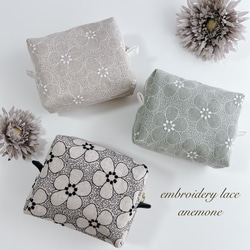 再販・受注制作】ラミネート フラットポーチ 18㎝ファスナー タブ付き