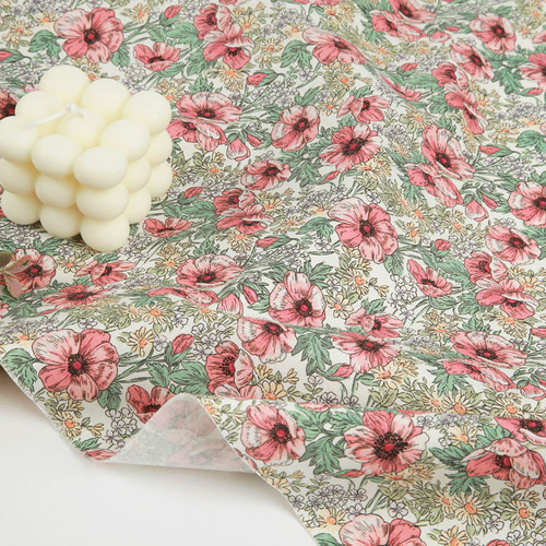 アネモネ 花柄 ピンク ホワイト カーテン アネモネ 花柄 ピンク ホワイト カーテン アネモネ 花柄 ピンク