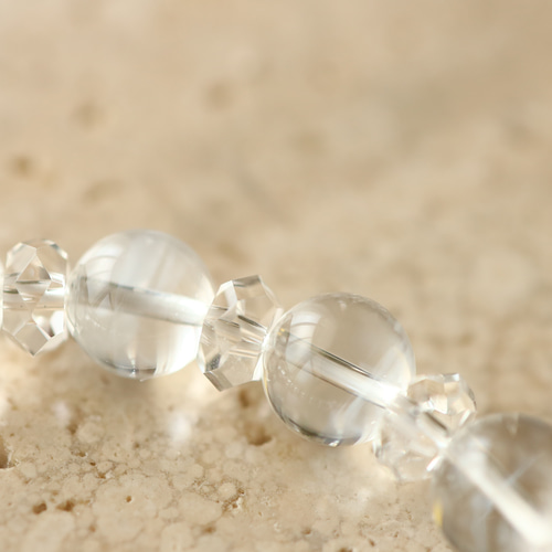 ☆スーパープレミアムブレス☆エンジェルフェザークォーツ：9ミリ