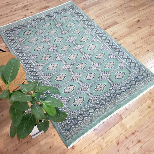 パキスタン絨毯 ラグ 182x124cm 軽くて畳める手織りラグ パキスタン絨毯 ラグ 182x124cm 軽くて畳める手織りラグ