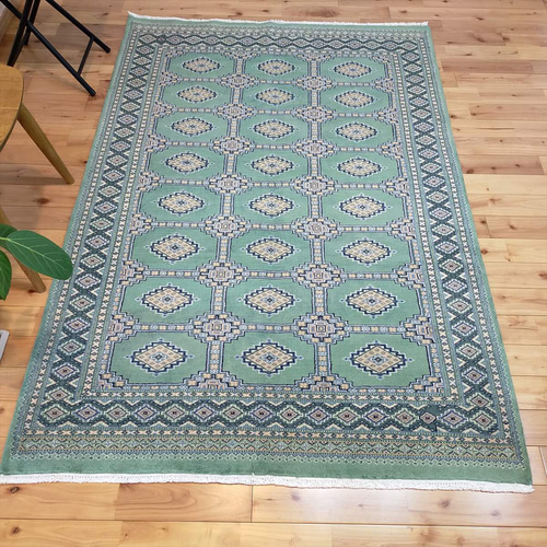 パキスタン絨毯 ラグ 182x124cm 軽くて畳める手織りラグ パキスタン絨毯 ラグ 182x124cm 軽くて畳める手織りラグ
