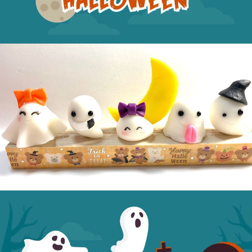 ❤️在庫処分SALE❤️☆ハロウィンのおばけちゃん達！！ 2500円→1500